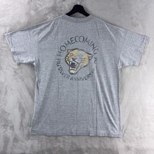 Vintage FIU Music Theater Homecoming T Shirt Mens Size XL Gray Graphic